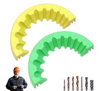 Aiguiseuse multifonctionnelle pour perceuse d'angle de diamètre 3/4/516/7/8/9/10/11/12, pour réparation de perceuse de précision (mélange de 2 pièces)
