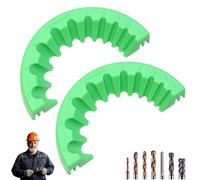 Aiguiseuse multifonctionnelle pour perceuse d'angle de diamètre 3/4/516/7/8/9/10/11/12, pour réparation de perceuse de précision (vert)