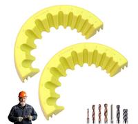 Aiguiseuse multifonctionnelle pour perceuse d'angle diamètre 3/4/516/7/8/9/10/11/12, pour réparation de perceuse de précision (jaune-2 pièces)