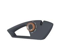 Aiguisoir manuel professionnel 5 en 1 avec base antidérapante en silicone et poignée ergonomique pour la plupart des couteaux de cuisine/couteaux dentelés/couteaux à pain/couteaux de chasse et ciseaux