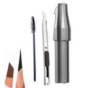 Aiguisoir Pour Crayon À Lèvres - Outil Manuel Pour Cosmétiques | Taille-crayon Cosmétique avec Brosse à Sourcils et Lame de Coupe,Pour Les Débutants En Aiguisage La Beauté La Maison Et Le Voyage