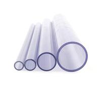 AIGUO Tuyaux en PVC-U, Longueur 50cm Diamètre Extérieur De 20 Mm ~ 110 Mm Conduite d'eau, Jardin Irrigation Transparent Tube Fish Tank Aquarium Tuyau, Drainage Système Raccords (Size : 20mm)