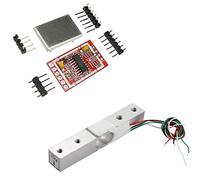 Aihasd 10KG Cellule de Charge numérique Capteur de Poids HX711 AD Module | Portable Échelle électronique de cuisine Capteurs de pesée Bouclier en métal Pour Arduino