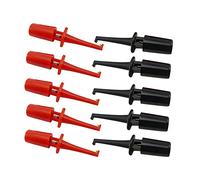 Aihasd 10PCS 1.7" Multimètre fil de connexion de test Crochets Set Clip Sonde de test SMT/SMD IC D20 soudage par câble