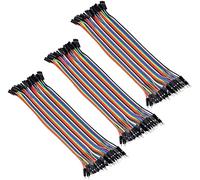 Aihasd 120PCS 20cm Mâle à Femelle fil Cavalier Câble pour Breadboard câble de test de circuit
