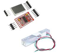Aihasd 1KG Cellule de Charge numérique Capteur de Poids HX711 AD Module | Portable Échelle électronique de cuisine Capteurs de pesée Bouclier en métal Pour Arduino