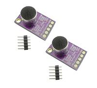 Aihasd 2 pièces MAX9814 Électret Microphone Module amplificateur AGC Module de son pour microphone Gain automatique Tableau de contrôle Faible THD pour Arduino