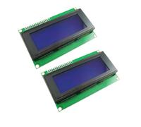 Aihasd 2PCS 5V LCD Module d'écran Bleu IIC / I2C 2004 pour Arduino