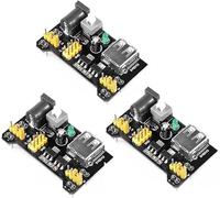 Aihasd 3PCS Breadboard Power Supply Adapter Power Supply Module 3.3V5VPlug Board for Arduino Board