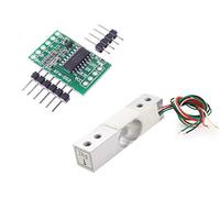 Aihasd Cellule de Charge numérique Capteur de Poids 2KG+ HX711 Module Ad | Portable Échelle électroniqu Capteurs de pesée e de cuisine Cellule de charge numérique Pour Arduino