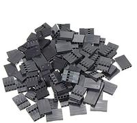 Aihasd Lot de 100 connecteurs femelles à une rangée 4P 2,54 mm 4 broches