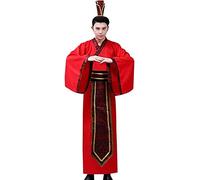 AIHERQG Vêtements traditionnels chinois anciens - Hommes classiques célibataires Hanfu adulte style chinois Tang costume performances robe de remise de diplôme(Style 01,M)