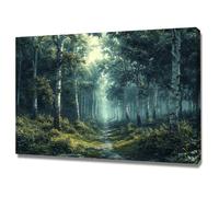 AIHNBF Forêt Mystique Chemin Paysage Toile Murale Décor Salon Chambre - Imprimé Scène Nature Tranquille 20 x 30 cm