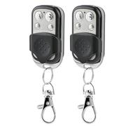 Aihoom 2 Pièces Télécommande Universelle 433,92 MHz pour Portail et Garage, Copieuse Rolling Code, 4 Boutons, pour Motorisation Coulissante, Télécommande Sans Fil pour Porte de Garage et Voiture