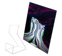 AIHSUMC Lot de 3 étagères pour disques vinyles - Présentoir en vinyle en acrylique - Accessoires et étagère en vinyle - Support pour disques et photos - Décoration de bureau, ASSY-CPJ001