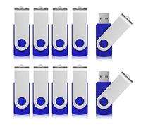 Aiibe Lot de 10 clés USB 2.0 4GB Bleu