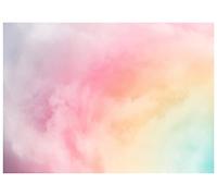 AIIKES 7x5FT Arc-en-Ciel Nuage Anniversaire Fond Dégradé Nuage Photographie Fond Bébé Douche Fille Anniversaire Gâteau Smash Mariage Fête Décoration Photo Studio Accessoires 12-420