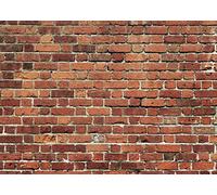 AIIKES Toile de Fond en Vinyle Fin pour Photo de 2,1 x 1,5 m - Motif Mur de Briques Rouges - Toile de Fond pour Photo de bébé, Anniversaire, Mariage, Remise de diplôme, décoration de la Maison