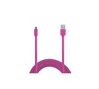 Aiino AICSMCRUSBF-PK câble USB 1,5 m Micro-USB B USB A Rose - Câbles USB (1,5 m, Micro-USB B, USB A, Male connector / Male connector, Rose)