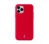 aiino Strongly Coque pour iPhone 11 Pro en silicone avec coque intérieure en microfibre Rouge