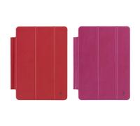 Aiino Three 9.7" Folio Rose, Rouge et Transparent pour Apple iPad Air 2