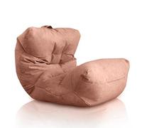Aiire Fauteuil Pouf Salon Moderne - Pouffe Géant Interieur Adulte ou Ado avec Remplissage pour Décoration de la Chambre - Gros Bean Bag XXL ou Coussin de Sol Rose
