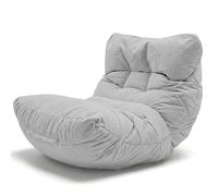 Aiire Fauteuil Pouf Salon Moderne - Pouffe Géant XXL Interieur Adulte ou Ado avec Remplissage pour Décoration de la Chambre - Gros Bean Bag ou Coussin de Sol Gris