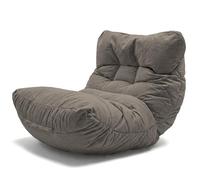 Aiire Fauteuil Pouf Salon Moderne - Pouffe Géant XXL Interieur Adulte ou Ado avec Remplissage pour Décoration de la Chambre - Gros Bean Bag ou Coussin de Sol Marron