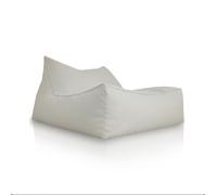 Aiire Pouf Exterieur Géant Moderne - Fauteuil Pouffe Salon XXL avec Remplissage pour Décoration Chambre et Jardin - Bean Bag Chair Adulte ou Ado - Coussin de Sol Beige