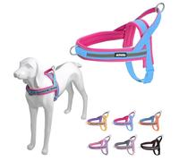 AIITLE Harnais tactique anti-évasion pour chien avec poignée rembourrée douce, gilet réfléchissant réglable, ajustement rapide, facile pour le dressage, la marche, la course à pied pour grands chiens