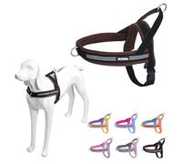 AIITLE Harnais tactique anti-évasion pour chien avec poignée rembourrée douce, gilet réfléchissant réglable, ajustement rapide, facile pour le dressage, la marche, la course à pied pour grands chiens