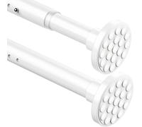 Aiitomg Tringle télescopique - 4 m - Extra longue - Sans perçage - Extensible - Pour salle de bain, chambre à coucher - Blanc (350-405 cm, Φ32 mm)