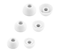 Aiivioll 6 Embouts Rechange Silicone pour Beats Fit Pro/Studio Buds/Buds+ | Blanc, 3 Tailles S/M/L, Embouts de Rechange en Silicone Souple, 6 Pièces