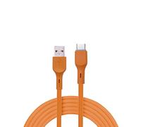 Aiivioll - Câble de charge JBL de type C compatible avec JBL Charge 4, Flip 5, Pulse 4, JR POP, Endurance Peak, JBLCHARGE4BLKAM sans fil Bluetooth pour haut-parleurs (1 m/orange)