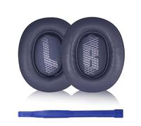 Aiivioll Coussinets de rechange compatibles avec les écouteurs sans fil JBL Live 500BT Coussinets d'oreille en cuir synthétique protéiné pour réparation (bleu)