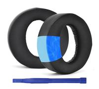 Aiivioll Coussinets de rechange pour casque Sony Playstation PS5, coussinets d'oreille avec coussinets d'écouteurs, gel de refroidissement sport et mousse à mémoire de forme, noirs