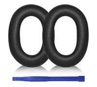 Aiivioll Coussinets de rechange pour écouteurs Jabra Evolve2 85 PC compatibles avec les écouteurs sans fil Bluetooth Evolve2 85. Les coussinets de rechange sont fabriqués en cuir protéiné (noir)