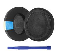 Aiivioll Coussinets d'oreille de Rechange pour Anker Soundcore Space Q45 | Noir, GL, Cuir Protéiné, Mousse à Mémoire de Forme, Pièces de Réparation