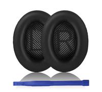 Aiivioll Coussinets d'oreille de rechange pour Bose QC35, compatibles avec les écouteurs circum-auriculaires Bose QuietComfort 35 (QC35) et QuietComfort 35 II (QC35 II) - Noir
