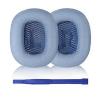 Aiivioll Coussinets d'oreille de Rechange pour écouteurs Max en Cuir protéiné et Mousse à mémoire de Forme (Bleu)
