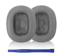 Aiivioll Coussinets d'oreille pour AirPods Max, Coussinets d'oreille Max, Coussinets d'oreille en Cuir protéiné et Mousse à mémoire de Forme (Gris foncé)