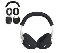 Aiivioll Lot de 3 coques de protection en silicone pour casque Sony WH-1000XM6, résistantes à la transpiration et faciles à laver, noires