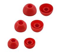 Aiivioll Lot de 6 Embouts d'oreille Silicone pour Beats Fit Pro Studio Buds | Rouge, S/M/L, Embouts de Rechange, In Ear Tips, pour Écouteurs