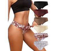 Aijolen String Tanga Femme sans Couture Invisible Culotte Anti Camel Toe