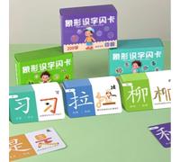 AIJUSSS Carte d'alphabétisation Chinoise, 600 Cartes Flash de caractères Chinois communs, Symboles pictographiques hiéroglyphiques, Cartes Flash Chinoises pour débutants