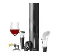 AIKARO - Ouvre-bouteilles de vin électrique Tire-bouchon électronique automatique, Rechargeable (Ensemble)