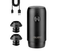 AIKARO - Pompe à vide électrique pour économiseur de vin avec 2 bouchons de bouteille automatique, rechargeable