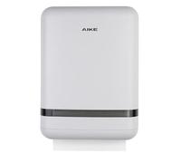 AIKE 400 Feuilles Commercial Distributeur Essuie Main,Grande Capacité Murale pour H2 & Z-Fold Les Plis de Papier de 23 X 9 cm ou Plus Petits Distributeur Papier Essuie Main pour Hôtel-Restaurant