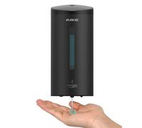 AIKE AK1205E Distributeur de Savon Automatique Mural, Capacité Importante en Acier Inoxydable pour Salle à Manger et Toilettes
