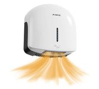 AIKE GentleAir Seche Mains Chauffant Silencieux, pour Maison & Salles de Bain, AC220V-240V, Blanc Nuage
